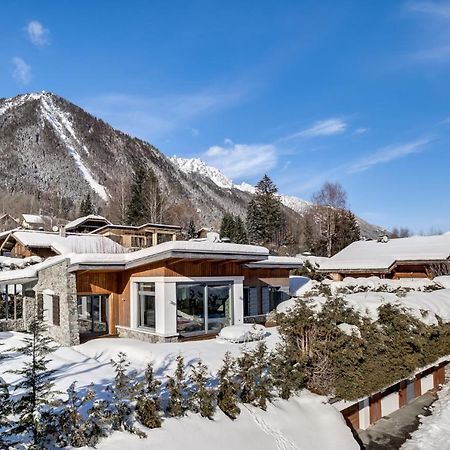 Chalet Safari. Face Au Mont-Blanc. Chamonix Buitenkant foto