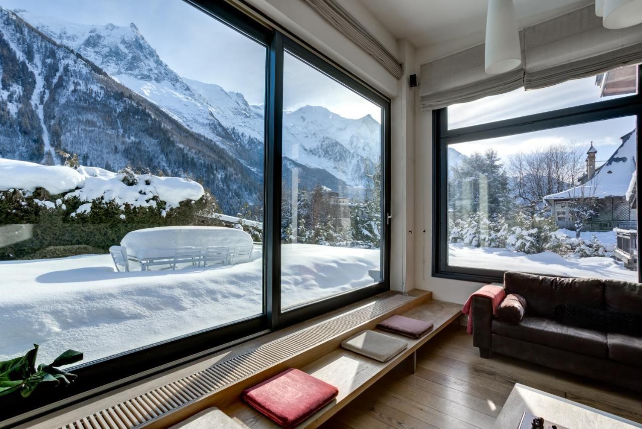 Chalet Safari. Face Au Mont-Blanc. Chamonix Buitenkant foto