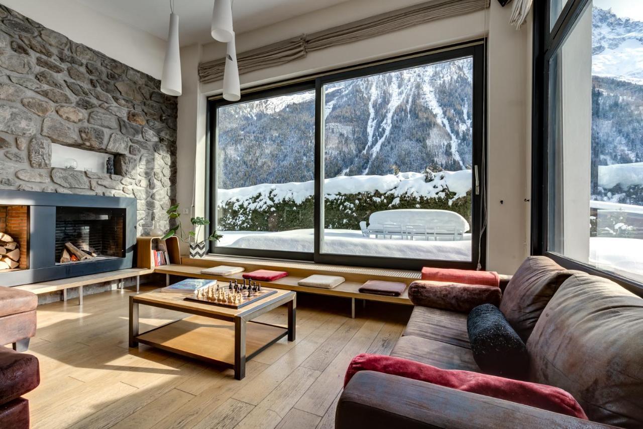 Chalet Safari. Face Au Mont-Blanc. Chamonix Buitenkant foto